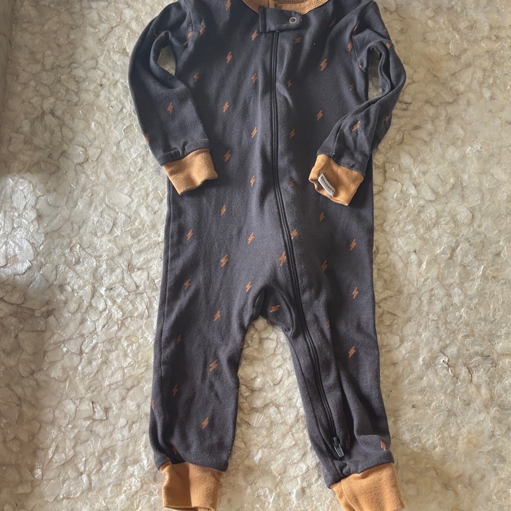 Gerber Kids One Piece in Dark Gray and Brown